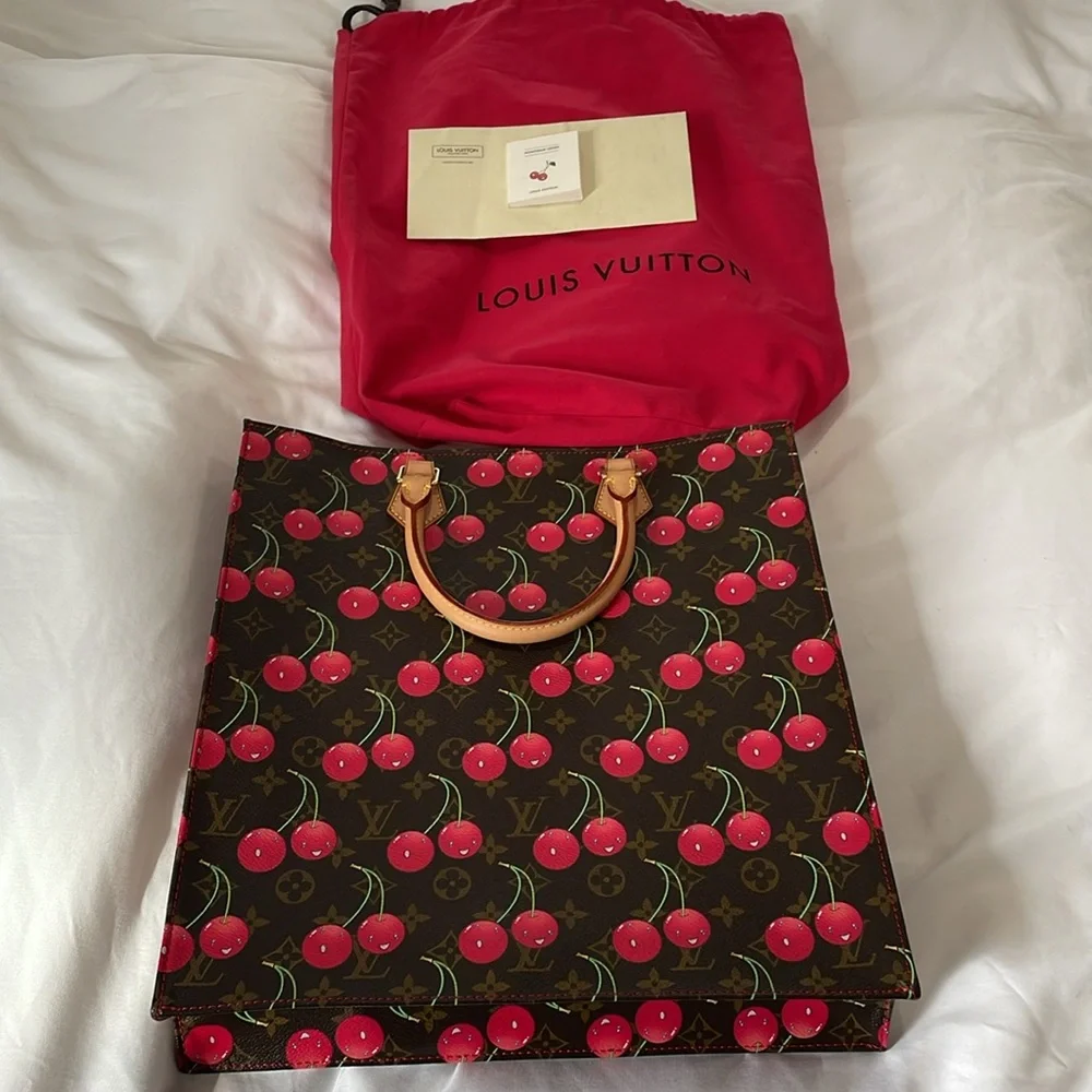 Takashi Murakami X Louis Vuitton Monogram Cerises Sac Plat - Picture 11 of 17